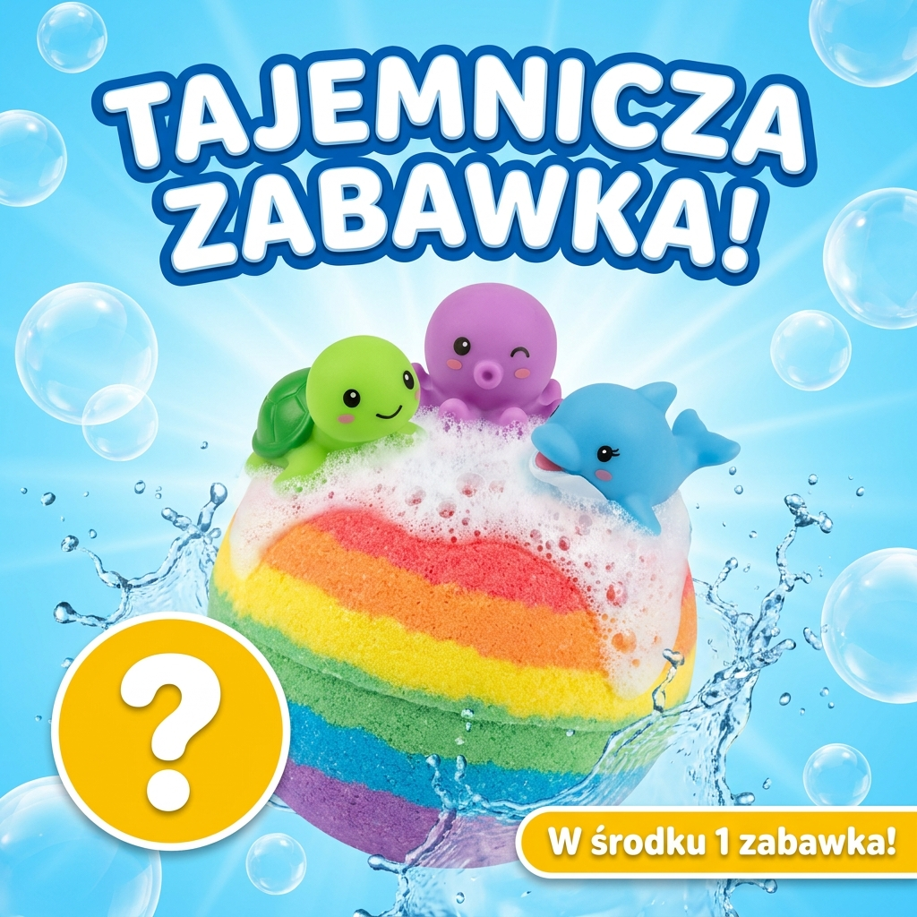 Tajemnicza Zabawka - Pluskotki kulka do kąpieli
